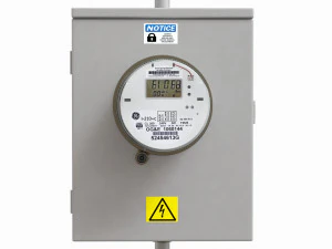 exterior electric meter for house 3D Model