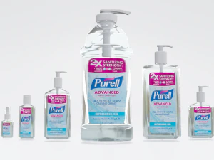 bottles with antiseptic disinfectant 3D Model