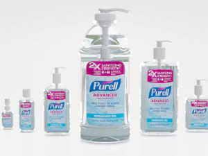 bottles with antiseptic disinfectant 3D Model