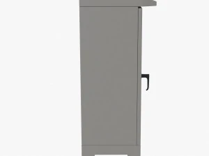 caixa el&eacute;trica ao ar livre Modelo 3D