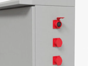 caixa el&eacute;trica ao ar livre Modelo 3D