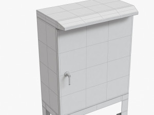 outdoor electric box 3D Model
