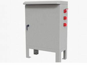 outdoor electric box 3D Model