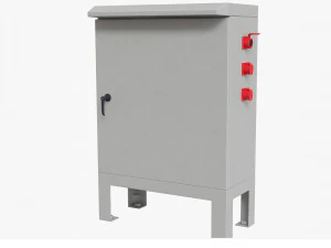 caixa el&eacute;trica ao ar livre Modelo 3D