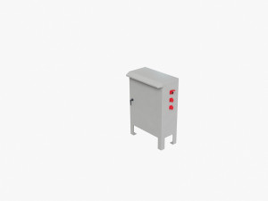 outdoor electric box 3D Model