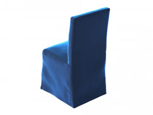 cadeira veludo azul heriksdal Modelo 3D
