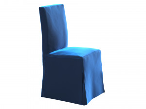 chair blue velvet henriksdal Modelo 3D