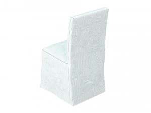 cadeira veludo azul heriksdal Modelo 3D