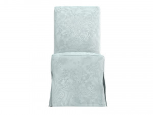 chair blue velvet henriksdal Modelo 3D