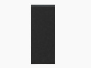 hanko outdoor waste recycling bin with 3 removable compartments Model 3D