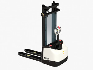forklift crown 3000 warehouse loader low-poly 3D Model