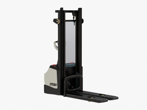 forklift crown 3000 warehouse loader low-poly Model 3D