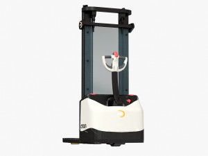 forklift crown 3000 warehouse loader low-poly Model 3D