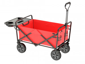 mac sports collapsible folding outdoor utility wagon red 3D-Modell