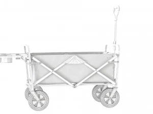 mac sports collapsible folding outdoor utility wagon red 3D Model
