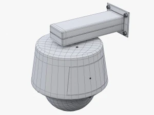 c&aacute;mara de calle nypd cctv Modelo 3D