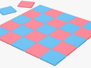 sport tatami taekwondo mat puzzle Model 3D