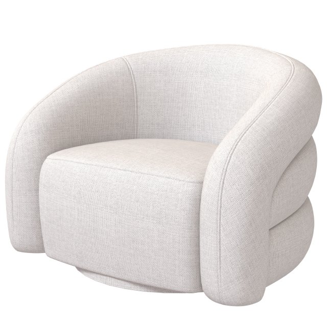 Eichholtz chair Novelle white 3D Modell in Stuhl 3DExport