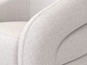 Eichholtz chair Novelle white Modelo 3D