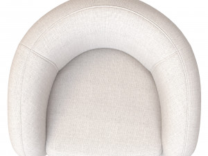Eichholtz chair Novelle white Modelo 3D