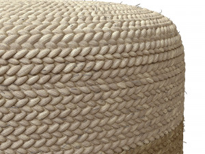 Agro Richer Home Decor Round Jute Pouf Bean Bag Model 3D