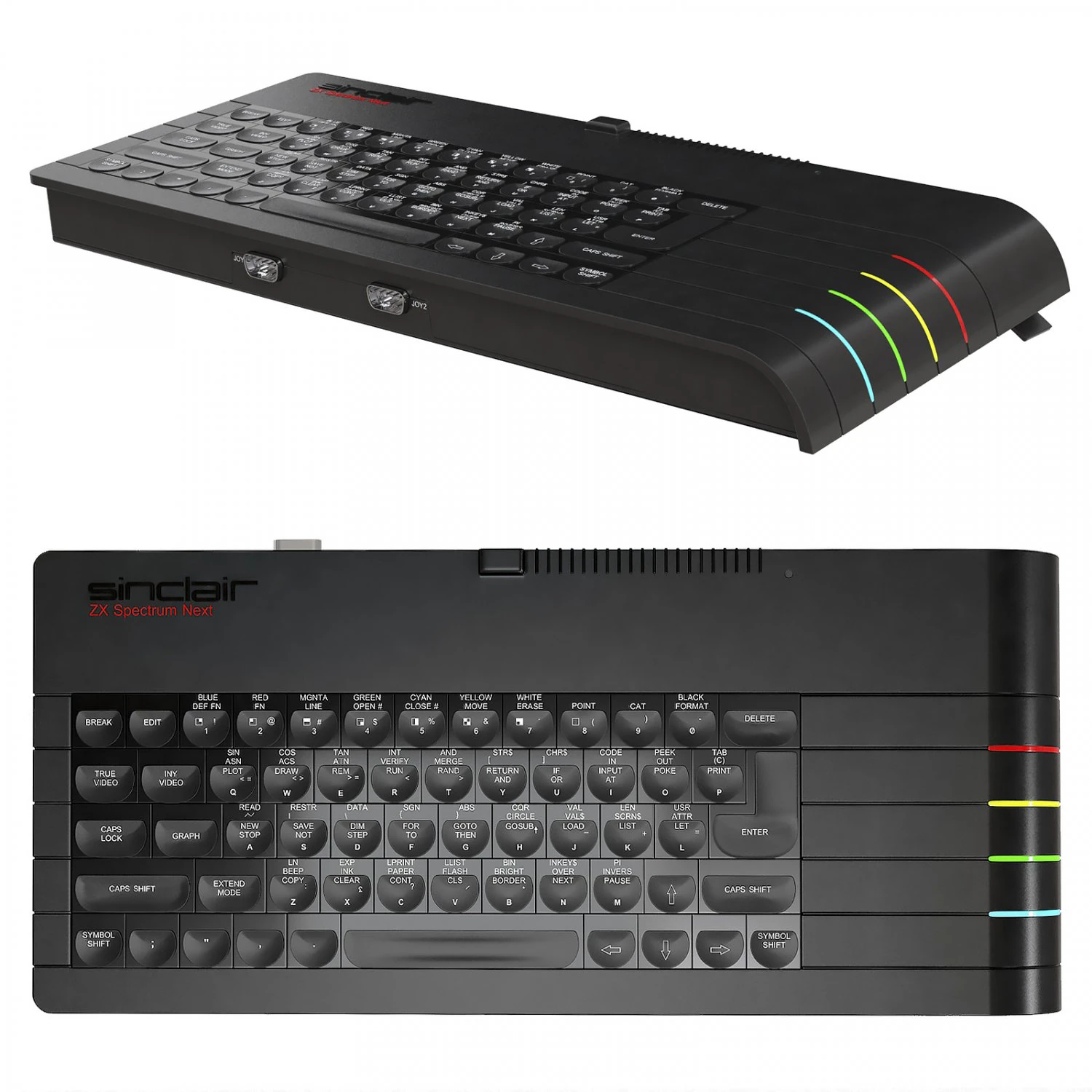 ZX Spectrum Next Sinclair 3D Model .c4d .max .obj .3ds .fbx .stl .blend
