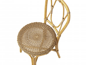 Julietta Wicker Chair Nature Rattan - Bloomingville 3D Model