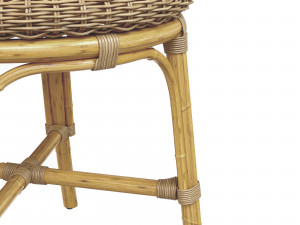 Julietta Wicker Chair Nature Rattan - Bloomingville 3D Model
