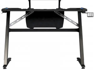 Computer Gaming desk LANGHOLM with LED black 3D Model