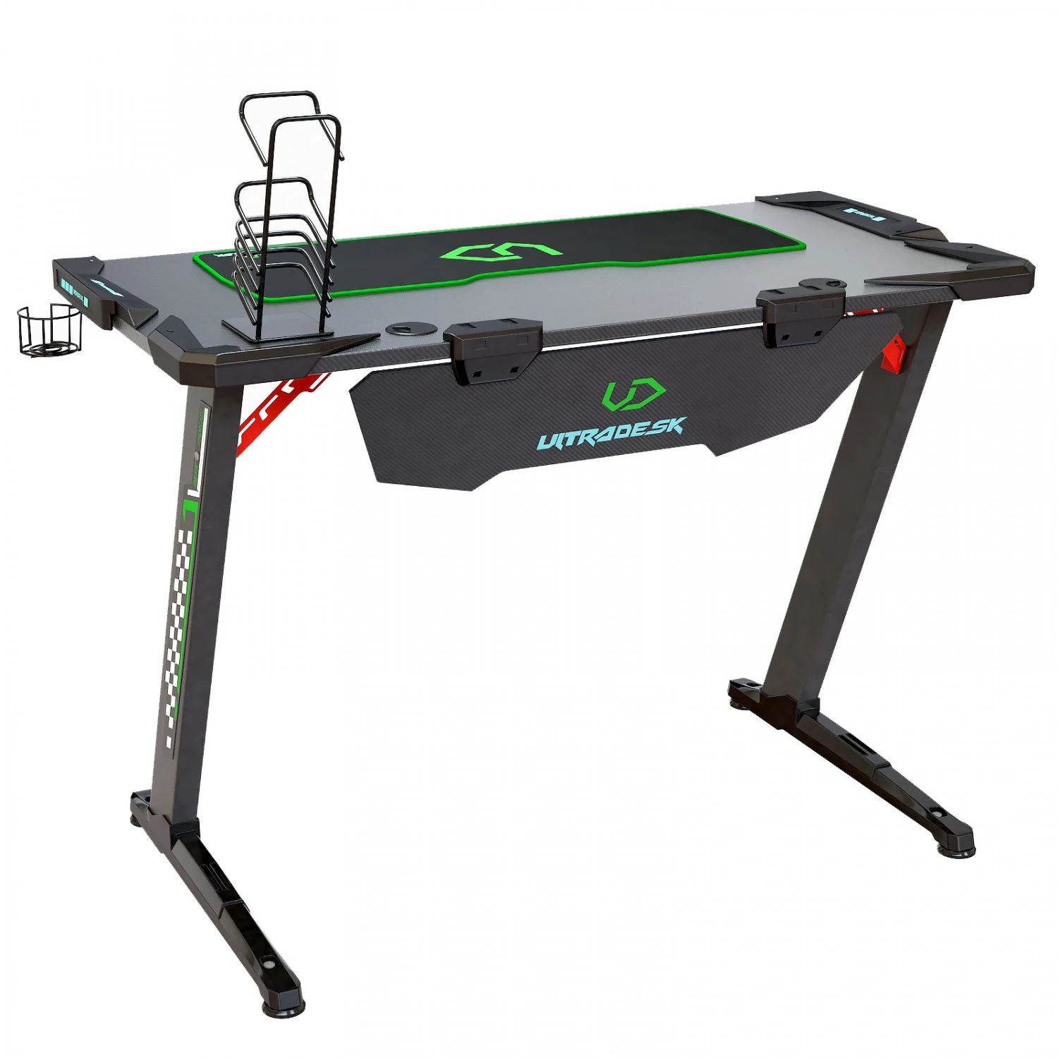 Computer gaming table Ultradesk gamingowe SPACE 3D Model .c4d .max .obj .3ds .fbx .stl .blend