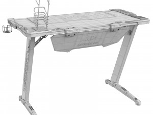 Computer gaming table Ultradesk gamingowe SPACE 3Dモデル