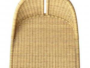 CESTA RATTAN COUNTER STOOL Modelo 3D