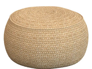 The Raffia Flores Pouffe round Natural 3D Model