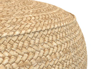The Raffia Flores Pouffe round Natural 3D Model