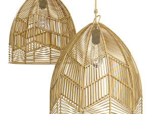 Bazar Bizar Bala Pendant Natural L 3D Model