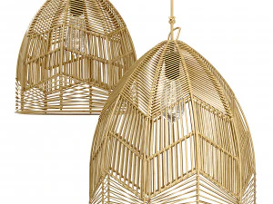 Bazar Bizar Bala Pendant Natural L 3D Model
