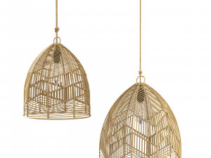 Bazar Bizar Bala Pendant Natural L 3D Model