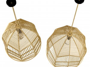 Bazar Bizar Bala Pendant Natural L 3D Model