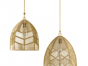 Bazar Bizar Bala Pendant Natural L 3D Model
