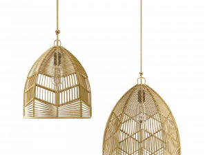 Bazar Bizar Bala Pendant Natural L 3D Model