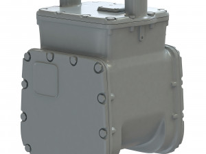 American Diaphragm Gas Meter AC250 Modelo 3D