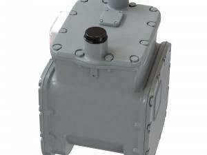 American Diaphragm Gas Meter AC250 Modelo 3D