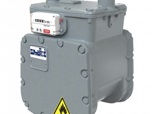 American Diaphragm Gas Meter AC250 Modelo 3D