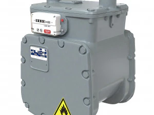 American Diaphragm Gas Meter AC250 3D Model