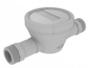 Kamstrup Smart Water Meter-flowIQ 2100 3D Модель