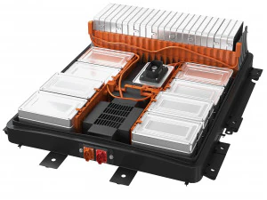 Bateria de &iacute;on de l&iacute;tio com c&eacute;lula de bateria Nissan Leaf Modelo 3D