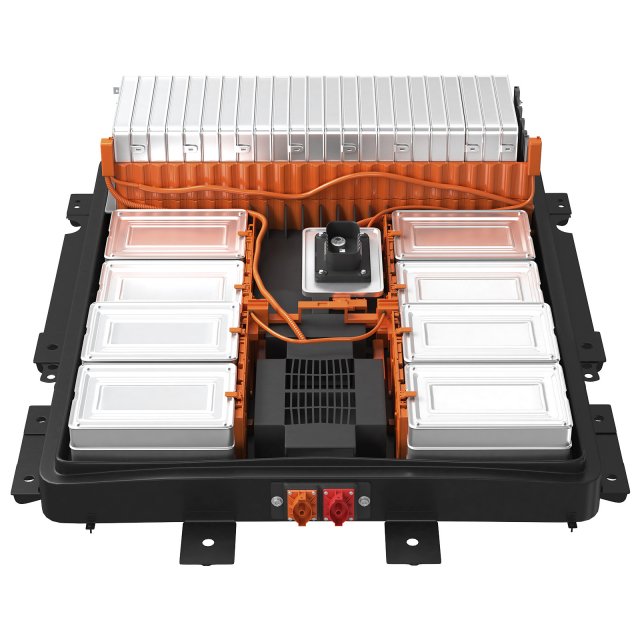 Nissan Leaf battery cell lithium-ion battery 3D Model