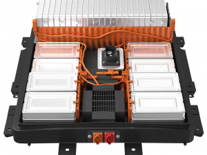 Nissan Leaf battery cell lithium-ion battery 3D Модель