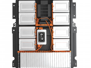 Nissan Leaf battery cell lithium-ion battery 3D Модель