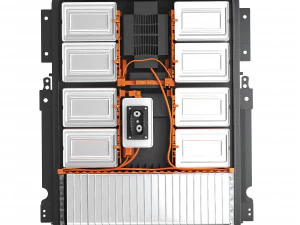 Bateria de &iacute;on de l&iacute;tio com c&eacute;lula de bateria Nissan Leaf Modelo 3D